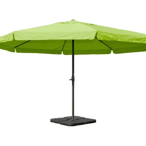 Carpi Pro parasol Ø5m, groen met standaard Carpi Pro parasol Ø5m, groen met standaard