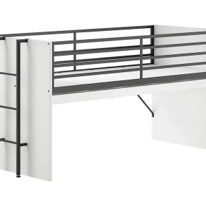 Cama Meia Altura Base Ripas Vipack PETITS-MEUBLES Branco (90×200) Cama Meia Altura Base Ripas Vipack PETITS-MEUBLES Branco (90×200)