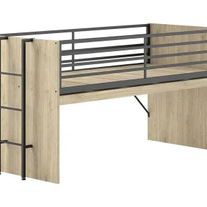 Cama Meia Altura Base Ripas Vipack Sam PETITS-MEUBLES Castanho (90×200) Cama Meia Altura Base Ripas Vipack Sam PETITS-MEUBLES Castanho (90×200)