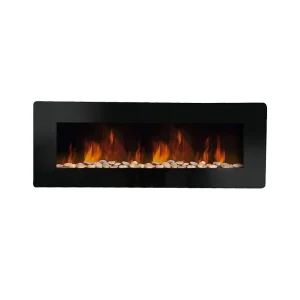 Cheminée électrique cheminée murale DALLAS L127 x P 11 x H50 Cheminée électrique cheminée murale DALLAS L127 x P 11 x H50