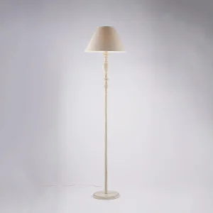 Cascina Lampadaire en bois et fer blanc et gris tourterelle 1 lumière .183 d.45 BL265-PH-BT Cascina Lampadaire en bois et fer blanc et gris tourterelle 1 lumière .183 d.45 BL265-PH-BT