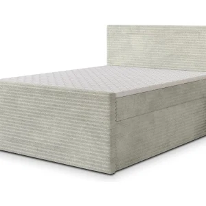 Boxspringbed NOLEN 180×200 cm Set met hoofdbord, bedbodem en matras, Lichtgrijs Boxspringbed NOLEN 180×200 cm Set met hoofdbord, bedbodem en matras, Lichtgrijs