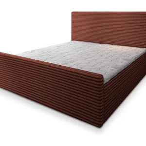 Boxspringbed BRENTO 180×200 cm Set met hoofdbord, bedbodem en matras, Bruin Boxspringbed BRENTO 180×200 cm Set met hoofdbord, bedbodem en matras, Bruin