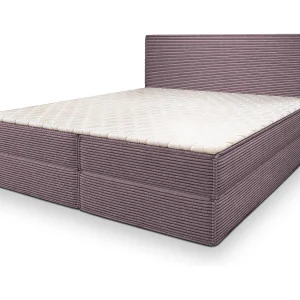 Boxspringbed PELLIO 140×200 cm Set met hoofdbord, bedbodem en matras, Paars Boxspringbed PELLIO 140×200 cm Set met hoofdbord, bedbodem en matras, Paars