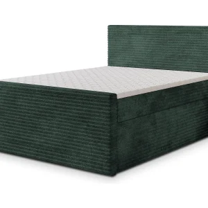Boxspringbed NOLEN 160×200 cm Set met hoofdbord, bedbodem en matras, Dennengroen Boxspringbed NOLEN 160×200 cm Set met hoofdbord, bedbodem en matras, Dennengroen