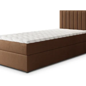 Boxspringbed BRESEL 100×200 cm Set met hoofdbord, bedbodem en matras, Bruin Boxspringbed BRESEL 100×200 cm Set met hoofdbord, bedbodem en matras, Bruin