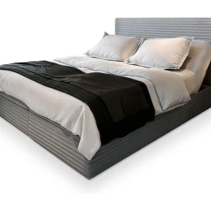 Boxspringbed MILARA 160×200 cm Set met hoofdbord, bedbodem en matras, Lichtgrijs Boxspringbed MILARA 160×200 cm Set met hoofdbord, bedbodem en matras, Lichtgrijs