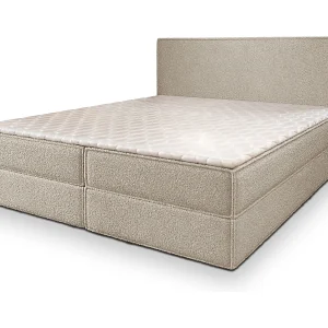 Boxspringbed PELLIO 160×200 cm Set met hoofdbord, bedbodem en matras, Beige Boxspringbed PELLIO 160×200 cm Set met hoofdbord, bedbodem en matras, Beige
