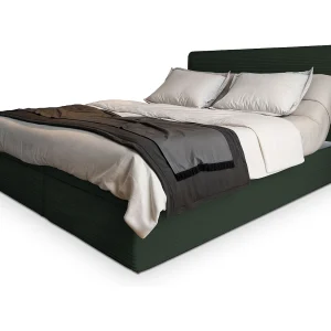 Boxspringbed ASTOR 160×200 cm Set met hoofdbord, bedbodem en matras, Dennengroen Boxspringbed ASTOR 160×200 cm Set met hoofdbord, bedbodem en matras, Dennengroen