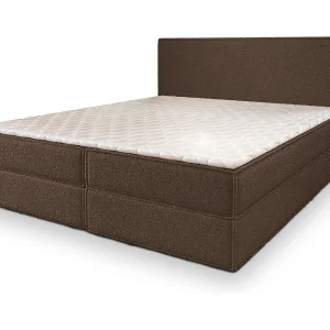 Boxspringbed PELLIO 140×200 cm Set met hoofdbord, bedbodem en matras, Bruin Boxspringbed PELLIO 140×200 cm Set met hoofdbord, bedbodem en matras, Bruin