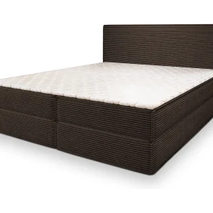 Boxspringbed PELLIO 140×200 cm Set met hoofdbord, bedbodem en matras, Bruin Boxspringbed PELLIO 140×200 cm Set met hoofdbord, bedbodem en matras, Bruin
