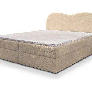 Boxspringbed FLUVIA 160×200 cm Set met hoofdbord, bedbodem en matras, Crème Boxspringbed FLUVIA 160×200 cm Set met hoofdbord, bedbodem en matras, Crème