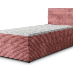 Boxspringbed PISA 100×200 cm Set met hoofdbord, bedbodem en matras, Poederroze Boxspringbed PISA 100×200 cm Set met hoofdbord, bedbodem en matras, Poederroze