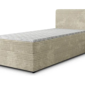 Boxspringbed PISA 90×200 cm Set met hoofdbord, bedbodem en matras, Crème Boxspringbed PISA 90×200 cm Set met hoofdbord, bedbodem en matras, Crème