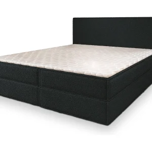 Boxspringbed PELLIO 160×200 cm Set met hoofdbord, bedbodem en matras, Zwart Boxspringbed PELLIO 160×200 cm Set met hoofdbord, bedbodem en matras, Zwart