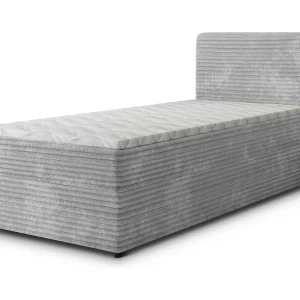 Boxspringbed PISA 80×200 cm Set met hoofdbord, bedbodem en matras, Lichtgrijs Boxspringbed PISA 80×200 cm Set met hoofdbord, bedbodem en matras, Lichtgrijs
