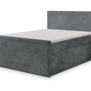 Boxspringbed NOLEN 180×200 cm Set met hoofdbord, bedbodem en matras, Antracietgrijs Boxspringbed NOLEN 180×200 cm Set met hoofdbord, bedbodem en matras, Antracietgrijs