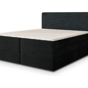 Boxspringbed MATERN 180×200 cm Set met hoofdbord, bedbodem en matras, Zwart Boxspringbed MATERN 180×200 cm Set met hoofdbord, bedbodem en matras, Zwart