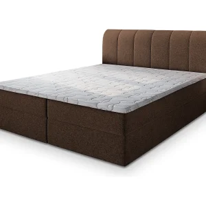 Boxspringbed CEVANO 140×200 cm Set met hoofdbord, bedbodem en matras, Bruin Boxspringbed CEVANO 140×200 cm Set met hoofdbord, bedbodem en matras, Bruin