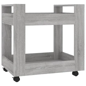 Bureaukastje 60x45x60 cm bewerkt hout grijs sonoma eikenkleurig Bureaukastje 60x45x60 cm bewerkt hout grijs sonoma eikenkleurig