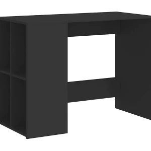 Bureau 102x50x75 cm bewerkt hout zwart Bureau 102x50x75 cm bewerkt hout zwart