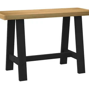 Bureau NOAIN A-vormige poten 120x50x75 cm massief hout Bureau NOAIN A-vormige poten 120x50x75 cm massief hout