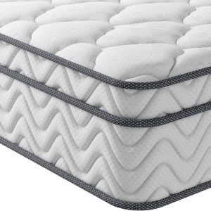 Boxtop matras 160x200cm, dikte 30cm, pocketveren en traagschuim, meerlaags comfort 7 zones, volwassen/kinderbed, klassieke stijl Boxtop matras 160x200cm, dikte 30cm, pocketveren en traagschuim, meerlaags comfort 7 zones, volwassen/kinderbed, klassieke stijl