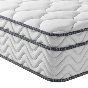 Boxtop matras 140x190cm, dikte 26cm, pocketvering en traagschuim, meerlaags comfort 7 zones, volwassen/kinderbed, klassieke stijl Boxtop matras 140x190cm, dikte 26cm, pocketvering en traagschuim, meerlaags comfort 7 zones, volwassen/kinderbed, klassieke stijl
