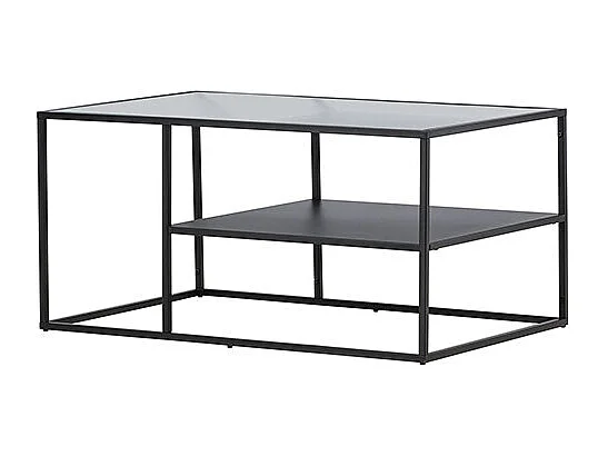 Campinas salontafel 1 plank zwart.
