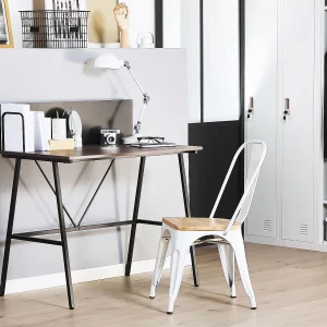 Bureau HASTINGS Bruin/zwart 100 cm 52 cm Bureau HASTINGS Bruin/zwart 100 cm 52 cm