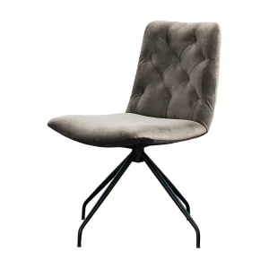 Leunstoel – Grijs Fluweel – CHARME Leunstoel – Grijs Fluweel – CHARME