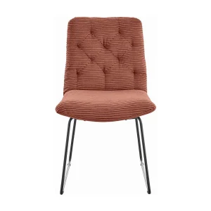 Gestoffeerde stoel – Bruin Koord – NEW CHARME