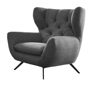 Oorfauteuil – Grijs Koord – CHARME Oorfauteuil – Grijs Koord – CHARME
