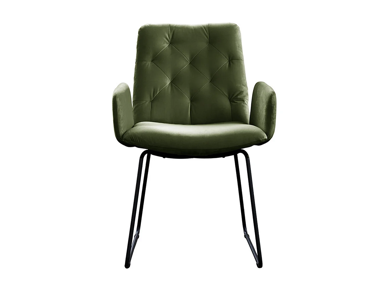 Leunstoel - Groen Fluweel - NEW CHARME