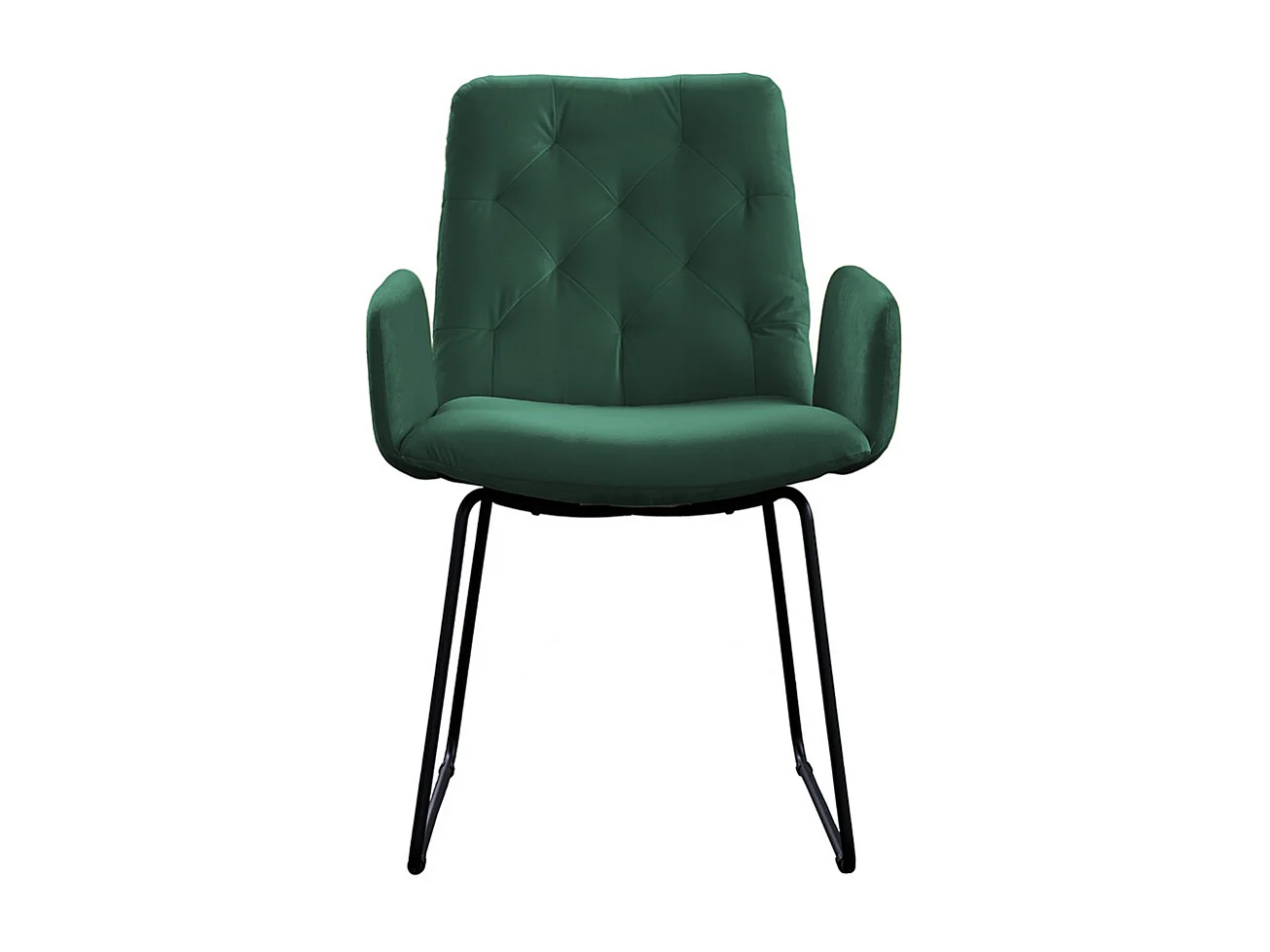 Leunstoel - Smaragdgroen Fluweel - NEW CHARME