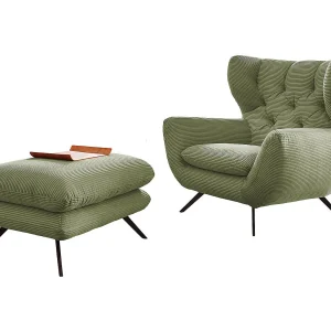 Oorfauteuil – Groen Koord – CHARME Oorfauteuil – Groen Koord – CHARME