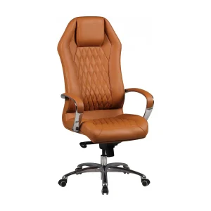 bureaustoel MONTEREY lederen bureaustoel Caramel 120KG bureaustoel MONTEREY lederen bureaustoel Caramel 120KG