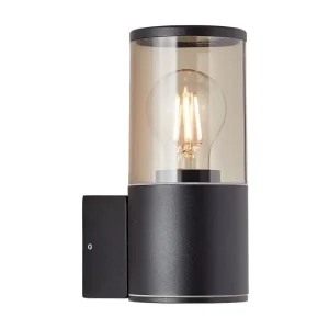 Buitenwandlamp SERGIORO van BRILLIANT, Aluminium/Kunststof, Mat Zwart, E27 20W, IP44