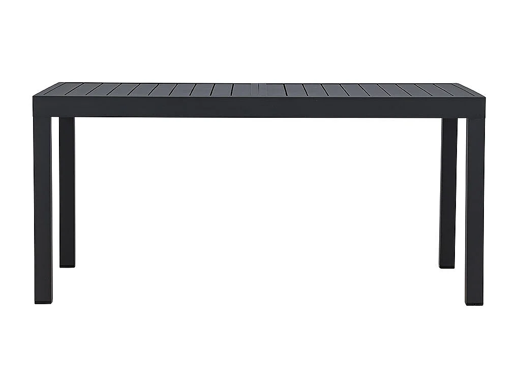 Capo tuintafel met uittrek 160/240 cm zwart.