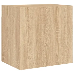 Chaffee Tv-wandmeubel 40,5x30x40 cm bewerkt hout sonoma eikenkleurig Chaffee Tv-wandmeubel 40,5x30x40 cm bewerkt hout sonoma eikenkleurig