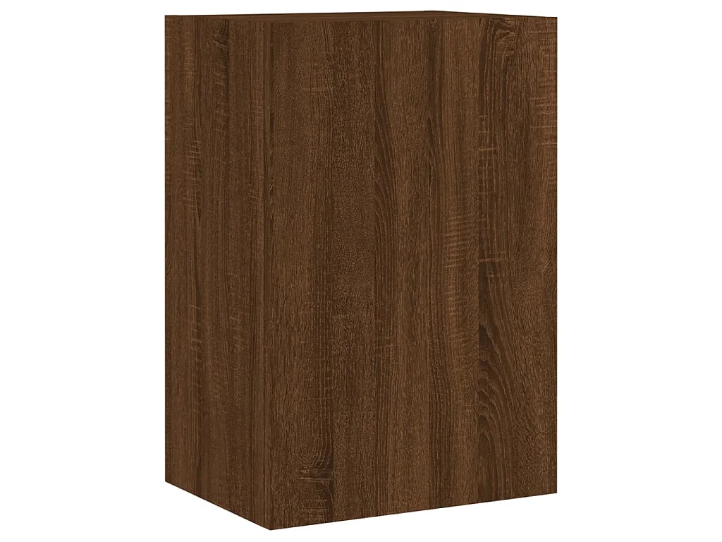 Chaffee Tv-wandmeubel 40,5x30x60 cm bewerkt hout bruin eikenkleur