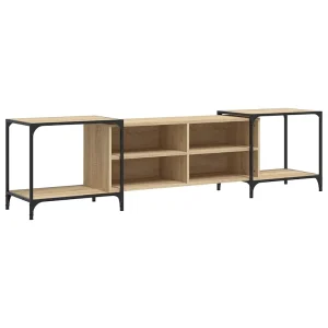 Celorna Tv-meubel 203x37x50 cm bewerkt hout sonoma eikenkleurig Celorna Tv-meubel 203x37x50 cm bewerkt hout sonoma eikenkleurig