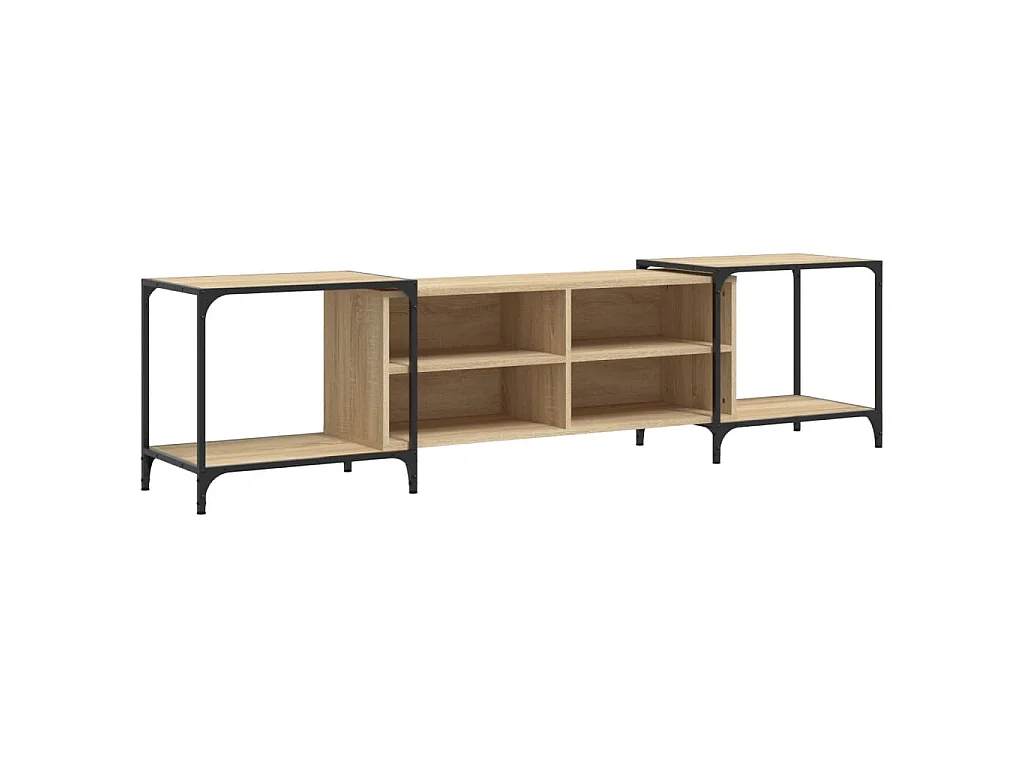 Celorna Tv-meubel 203x37x50 cm bewerkt hout sonoma eikenkleurig