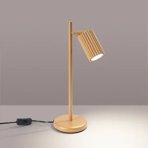 Bureaulamp Gloow minimalistisch van – 1 lichtbronnen 3000K – L.14,5 x H.43 cm – gouden Bureaulamp Gloow minimalistisch van – 1 lichtbronnen 3000K – L.14,5 x H.43 cm – gouden