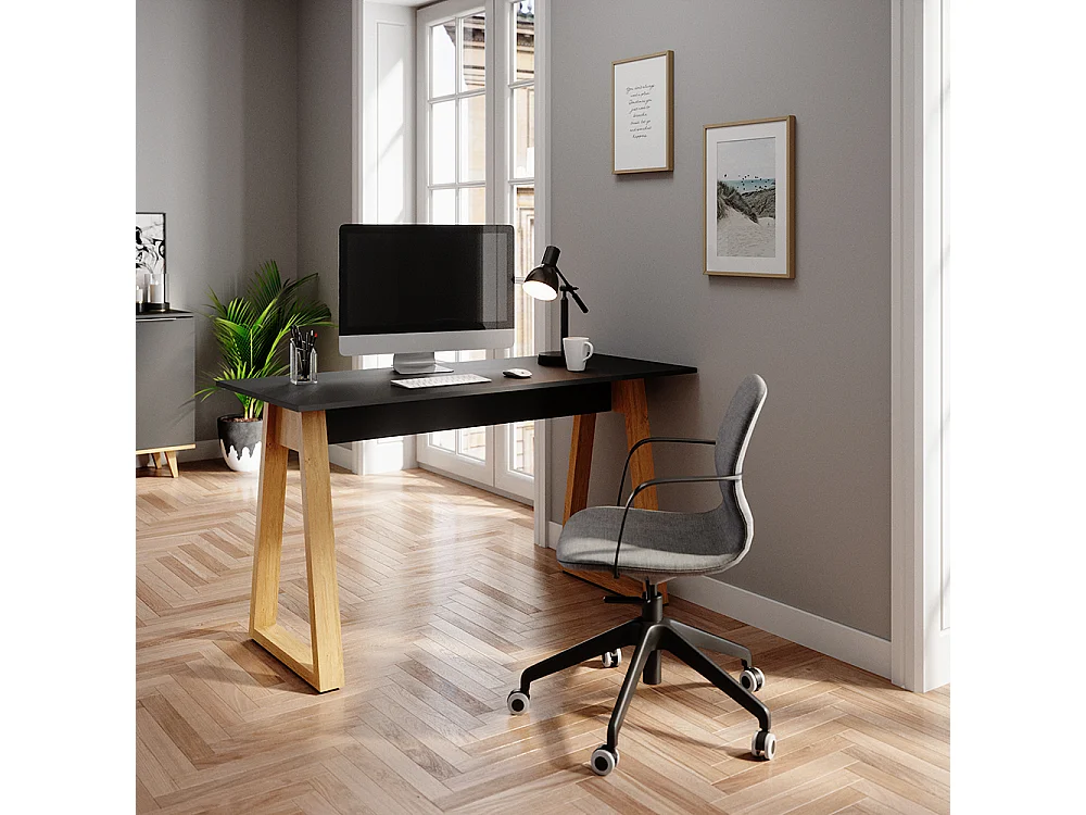 Bureau antraciet 138x60x77 nautica