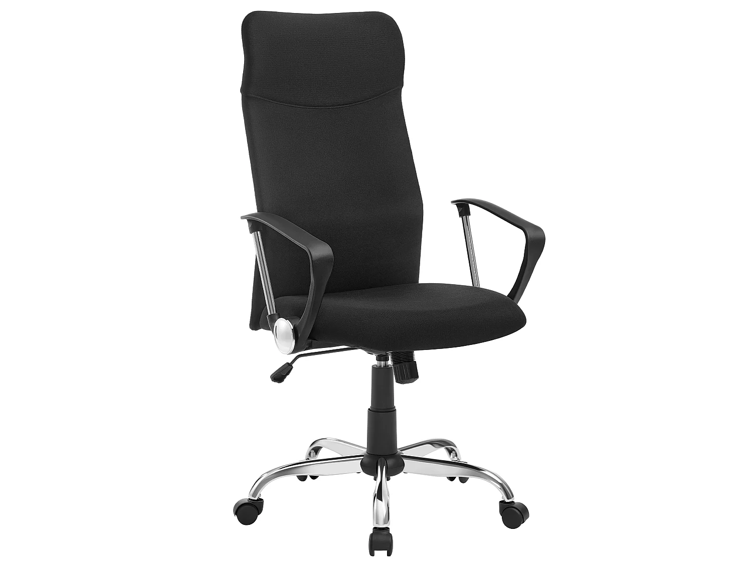 Bureaustoel 58x59x114,7-122,7 cm Zwart