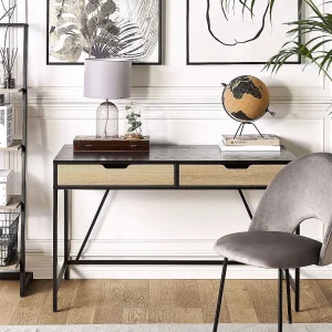 Bureau JENA Zwart 120 cm 60 cm met opbergruimte Bureau JENA Zwart 120 cm 60 cm met opbergruimte