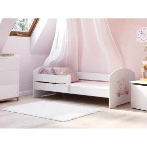 Cama Infantil com Colchão Barreira Segurança Multicor (160×80 cm)