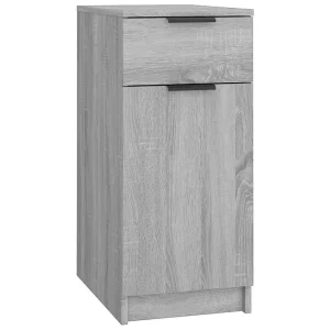 Bureaukast 33,5x50x75 cm bewerkt hout grijs sonoma eikenkleurig Bureaukast 33,5x50x75 cm bewerkt hout grijs sonoma eikenkleurig