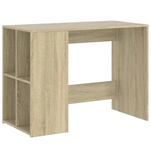 Bureau 102x50x75 cm bewerkt hout sonoma eikenkleurig Bureau 102x50x75 cm bewerkt hout sonoma eikenkleurig